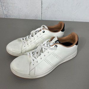 Kuru Roam Classic Court Sneaker White Mens Size 11 Leather Comfort Shoes